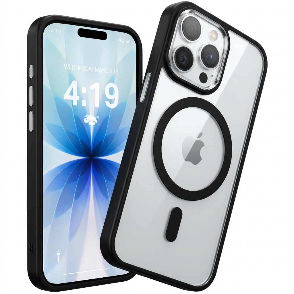 Iphone 16 Hoesje Zwart