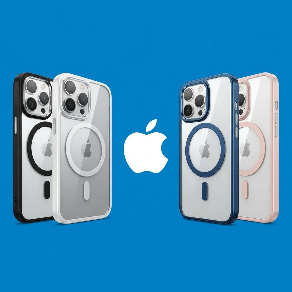 Iphone 16 Hoesje Donker Blauw