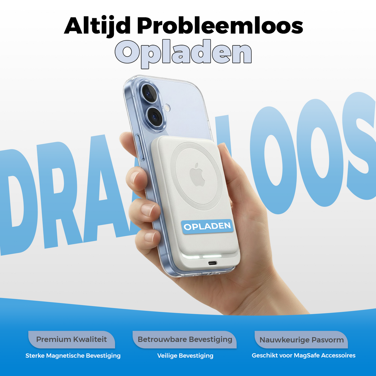 Iphone 16 Hoesje Donker Blauw